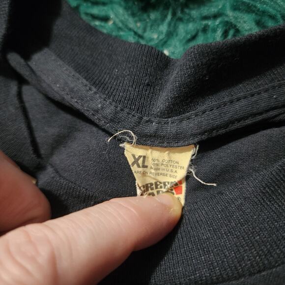 Vintage 90s Bill Elliott Coors Light NASCAR Tee Screen Stars USA 21x28 - Picture 5 of 5